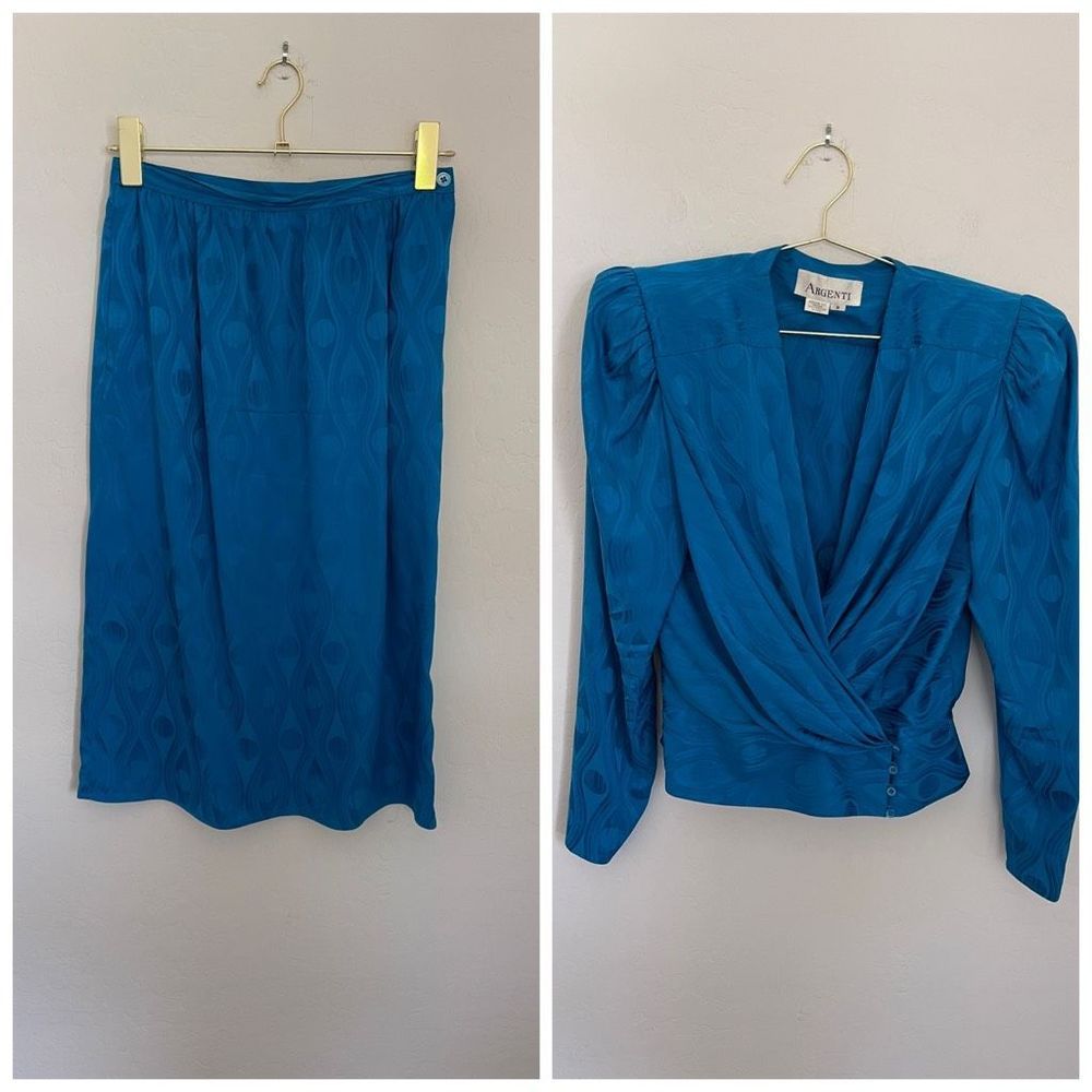 ARGENTI 80s Style Two Piece Set Size 8